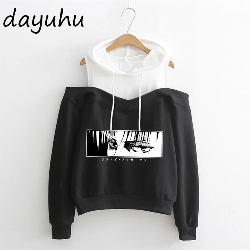 90s Goth Anime Hoodie Aesthetic Women Sweatshirt Punk Grunge Streetwear Ladies Gothic Top Manga Harajuku Clothes Y2k Female