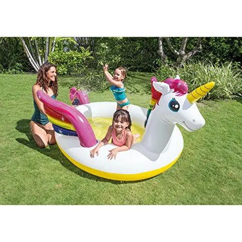 

Intex Mystic Unicorn Inflatable Spray Pool, 107 "X 76" X 41 ", for Ages 2 +