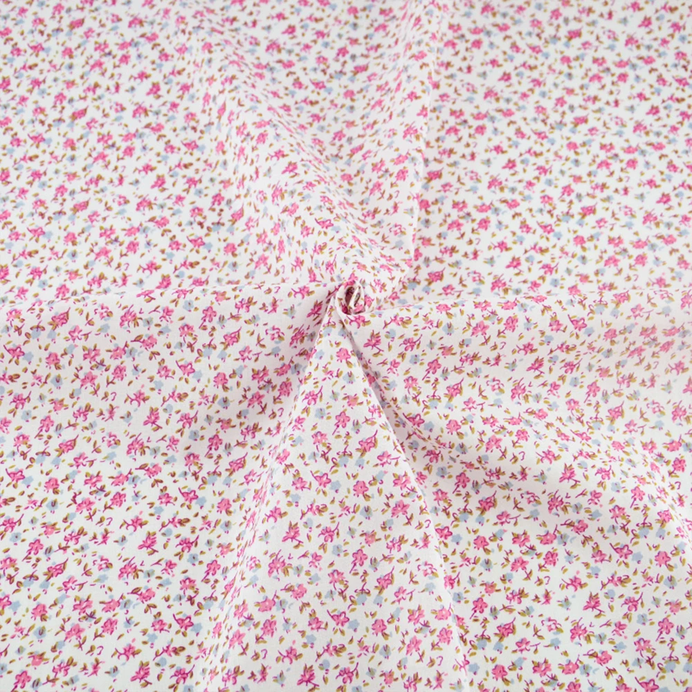 Booksew tessuto africano tessuto per bambini in cotone tessuto floreale rosa cucito Tecido tende per bambole tessuti materiali artigianato panno