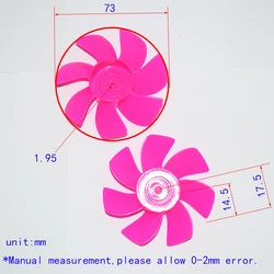 10/100 sztuk 2x7 2mm/7-ostrze śmigło/liść z tworzywa sztucznego/dron samochodów rc samolot robota dziecięce zabawki dla chłopców diy akcesoria dla dzieci montessori