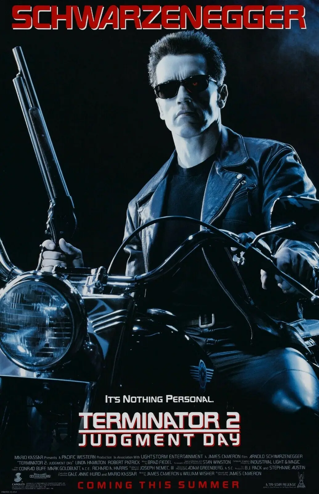 Terminator 2 Arnold Schwarzenegger película arte impresión de póster de seda, decoración de sala de estar imagen de pared del hogar