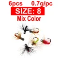 6PCS Size8 Mix Color