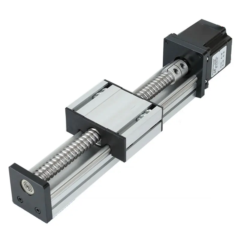 Imagem -02 - Cnc Guia Linear Stage Trilho Movimento Slide Tabela Bola Parafuso Atuador Módulo Nema23 Motor 100 1000 mm Curso Sfu1204 Sfu1605 Sfu1610