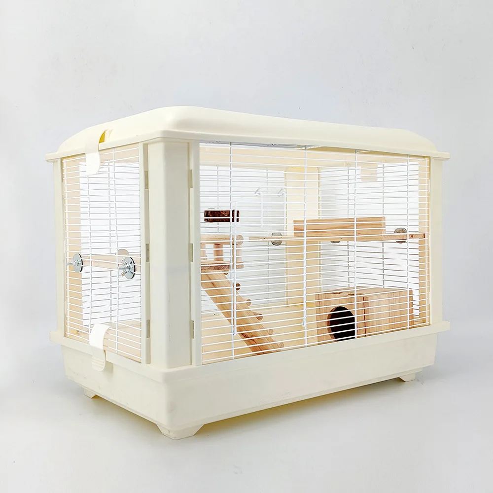 

Hamster Cage Golden Silk Bear 60 Basic House Hedgehog Guinea Pig Rabbit Honey Bag Glider Pet Nest Cage Pet Supplies