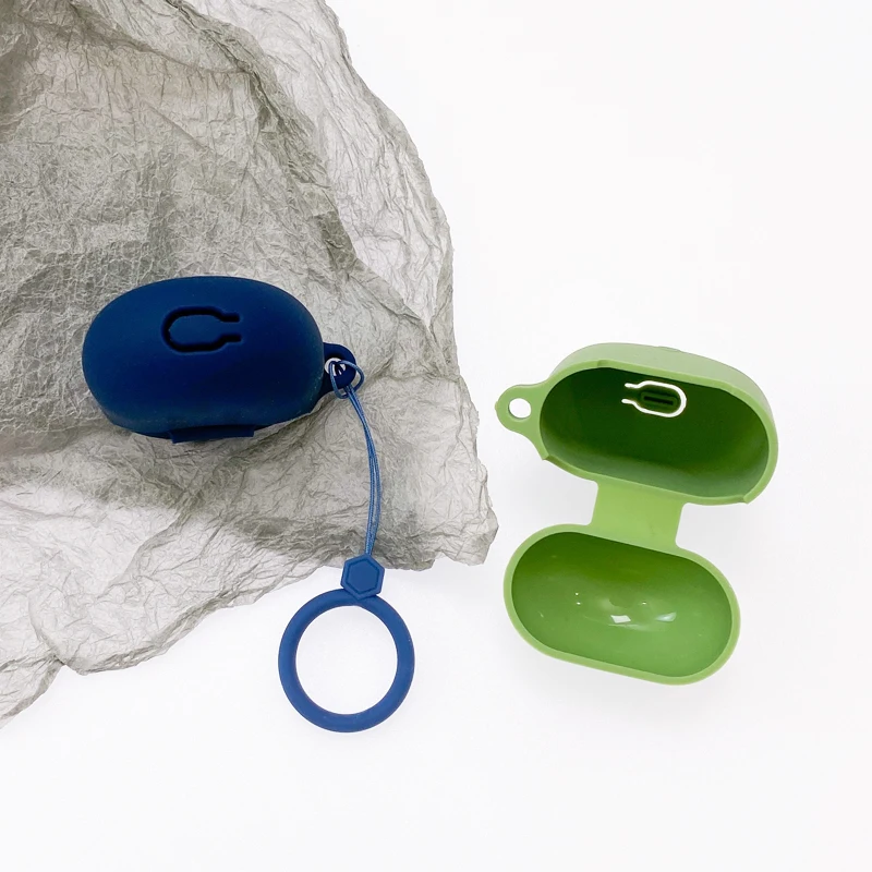 كارتون ديزني سماعة حافظة لهاتف شاومي ريدمي إيردوتس 3 برو سيليكون اللاسلكية بلوتوث سماعة الغطاء الواقي مع هوك