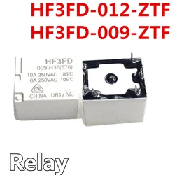 5pcs/lot HF3FD-009-ZTF HF3FD 009-ZTF (576)  HF3FD-009-H3F HF3FD-012-ZTF 5 Pin 12VDC HF3FD 012-ZTF Relay HF3FD012-ZTF