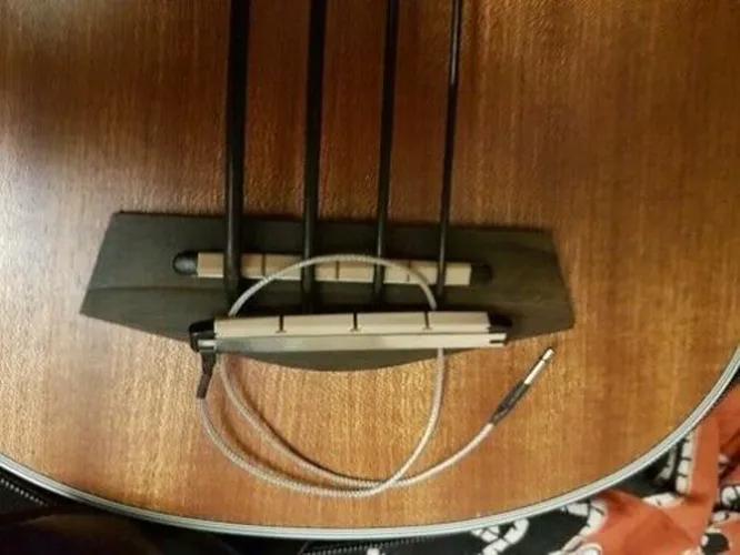 4-saitiger Folk-Akustik-Bassgitarren wandler unter Sattel-Piezo-Tonabnehmer 3,5-mm-Klinkenersatzteile