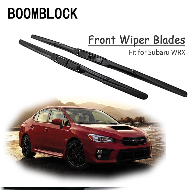 BOOMBLOCK 1 set Car Accessories Windscreen Wiper Blades Kit For Subaru WRX 2017 2016 2015 2014