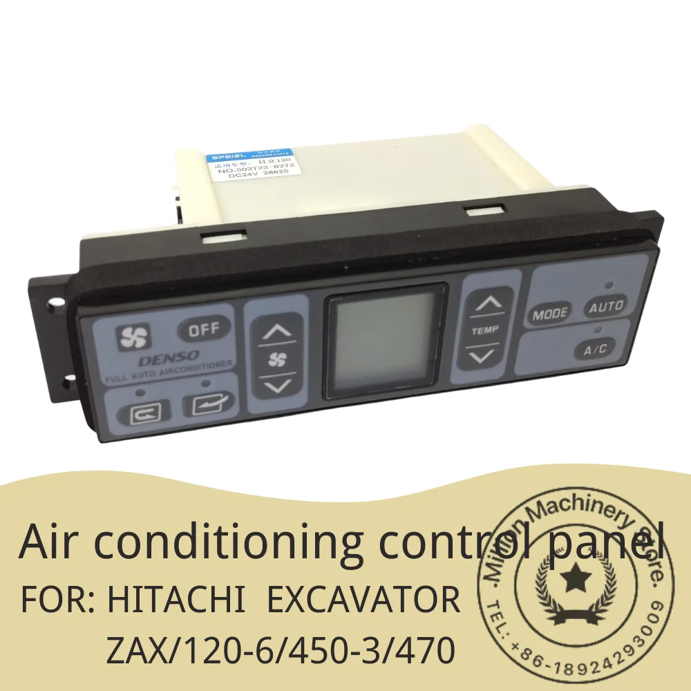 Suitable for Excavator Hitachi ZAX120-6/450-3/490 Air Conditioning Panel Switch Controller Excavator Machine Accessories