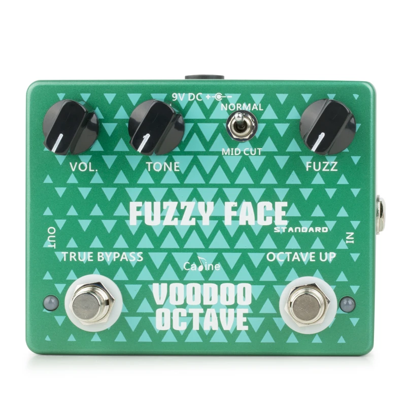 Caline CP-53 Fuzzy Face Voodoo Octave Guitar Effect Pedal True Bypass Guitar Accessories