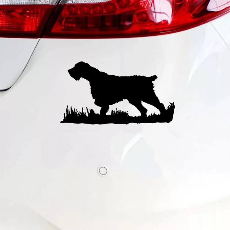 CK3125# German Wirehaired Pointer funny car sticker vinyl decal white/black car auto stickers for bumper