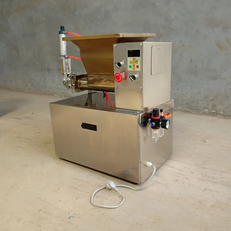 Máquina divisoria de bloqueo de masa de 10-500g, máquina divisora de masa de pan pequeña de alta eficiencia, cortadora de masa