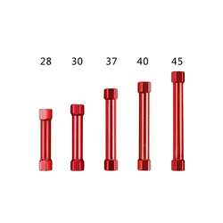 M3 5 Size CNC Aluminium Standoff Alloy Tube Column Spacers 28/30/37/40/45mm for RC DIY Aircraft Quadcopter Models Black red