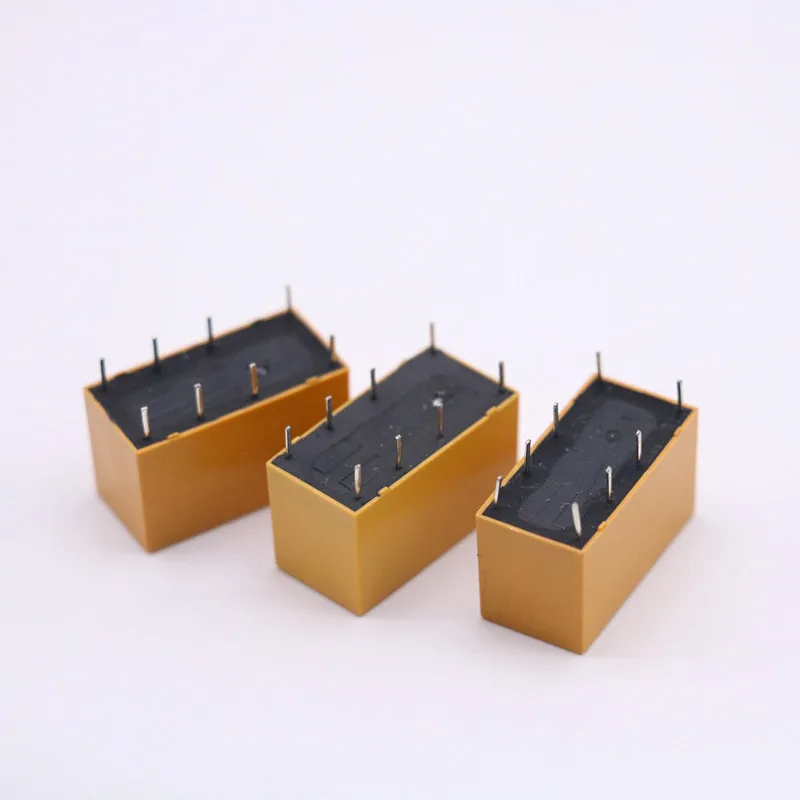 5PCS Mini Power Relay HK19F-DC5V-SHG HK19F-DC12V-SHG HK19F-DC24V-SHG Coil DPDT 8 Pin Relays PCB Type HK19F 2NO 2NC