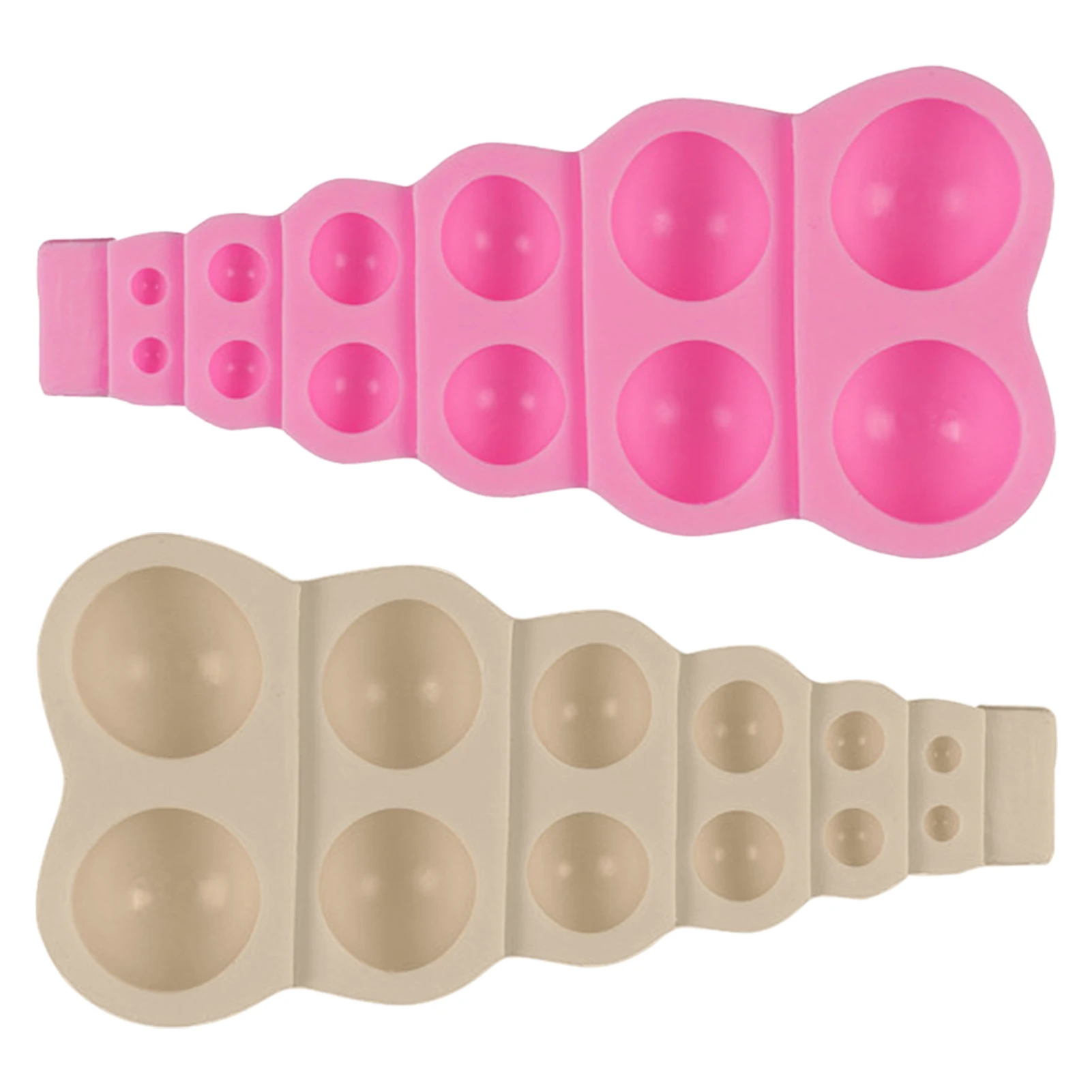 Silicone Semicircle Chocolate Mold For Cake Pudding DIY Epoxy Mold