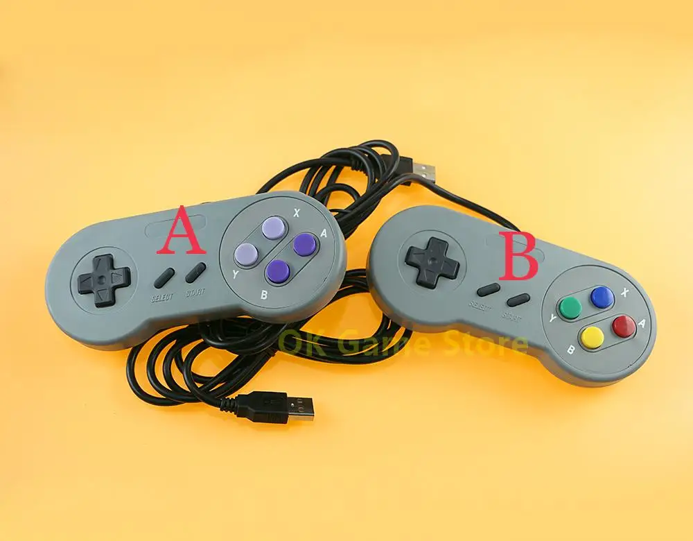 1pc/lot Replacement For SNES Joypad Gamepad Controller Pad For Nintendo Super Famicom SNES Fighting Commander Controller