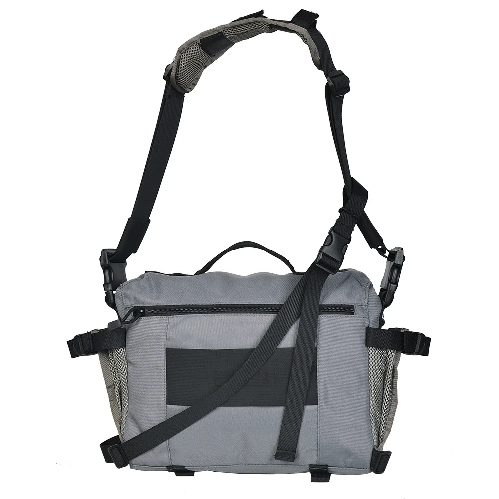 Borsa a tracolla tattica da 12 litri borsa a tracolla multiuso spalla/borsa doppio rubinetto telaio interno zaino accessori Paintball