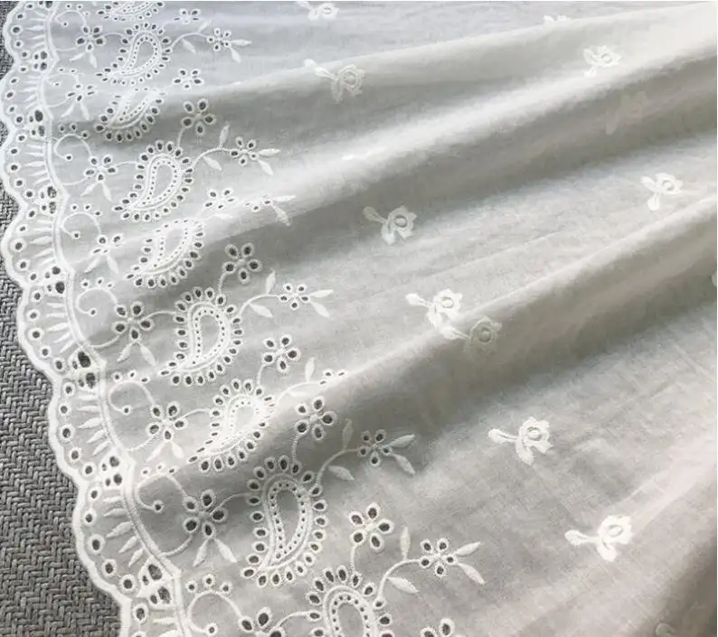 

Off White Eyelet Fabric Lace Vintage Off White Embroidery Cotton Eyelet Fabric Lace Eyelet Baby Dress Price: