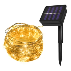 Solar LED lamp string, solar outdoor festival string lamp, Festival Christmas party waterproof color lamp