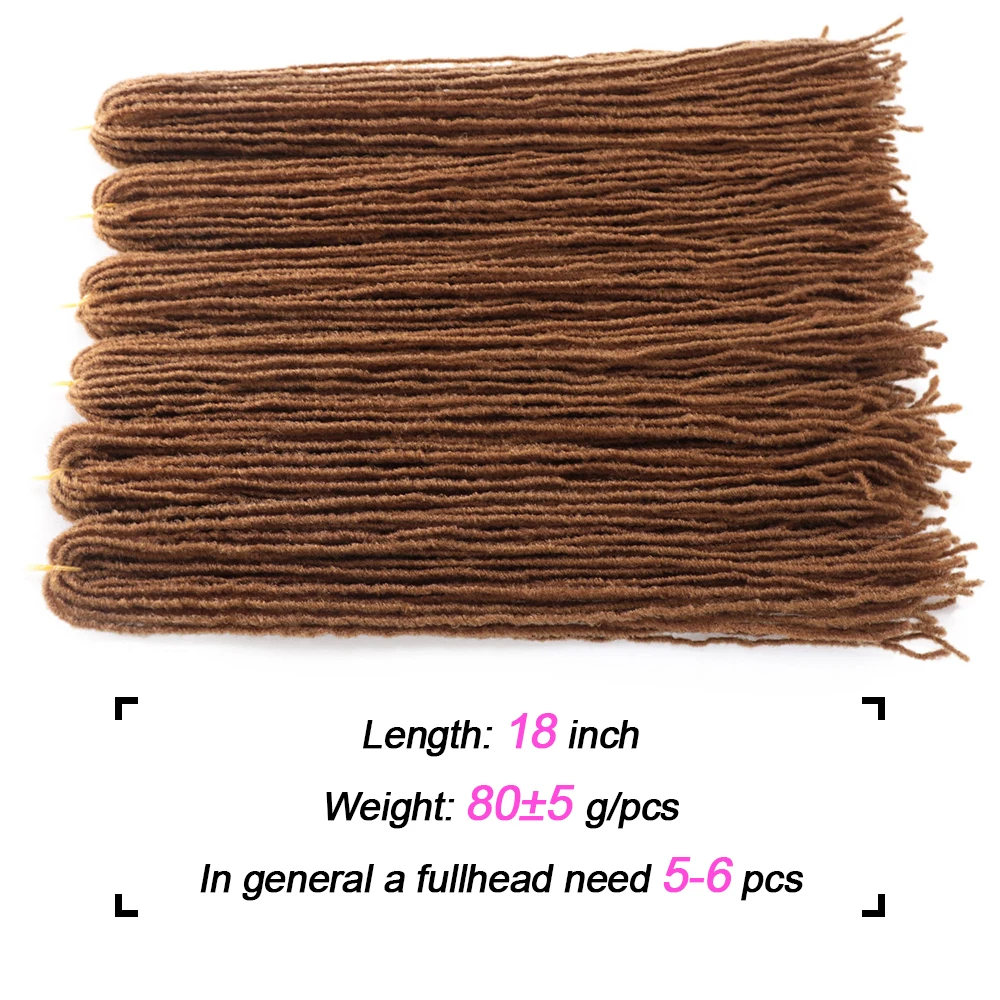 Micro Locs Haak Hair Vlechten Zus Locs Slanke Rechte Godin Faux Locs Gehaakte Haar Synthetische Vlechten Hair Extensions