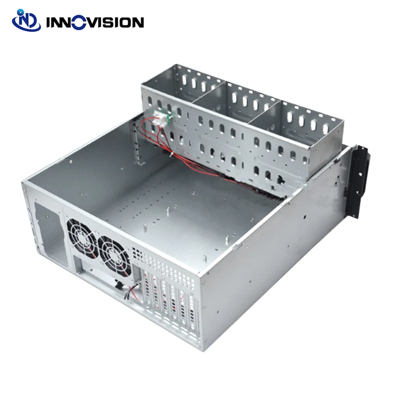 

4U Computer Industrial Rack Mount Case 480MM Depth Support 15HDD Storage Server Chassis IPFS Server Max Install 12x13 inch M/B