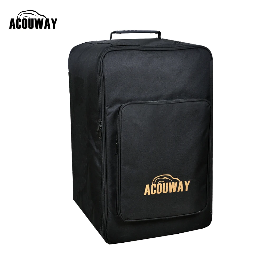 Acouway Standard Adult Cajon Drum Bag Case 600D 10MM Padding board game back bag also for outdoor hiking camp