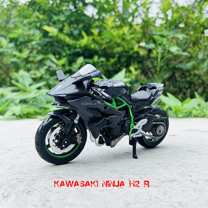 Maisto – moto tout-terrain Kawasaki Ninja H2 R 1:18, modèle de collection en alliage, jouet de loisir, cadeau