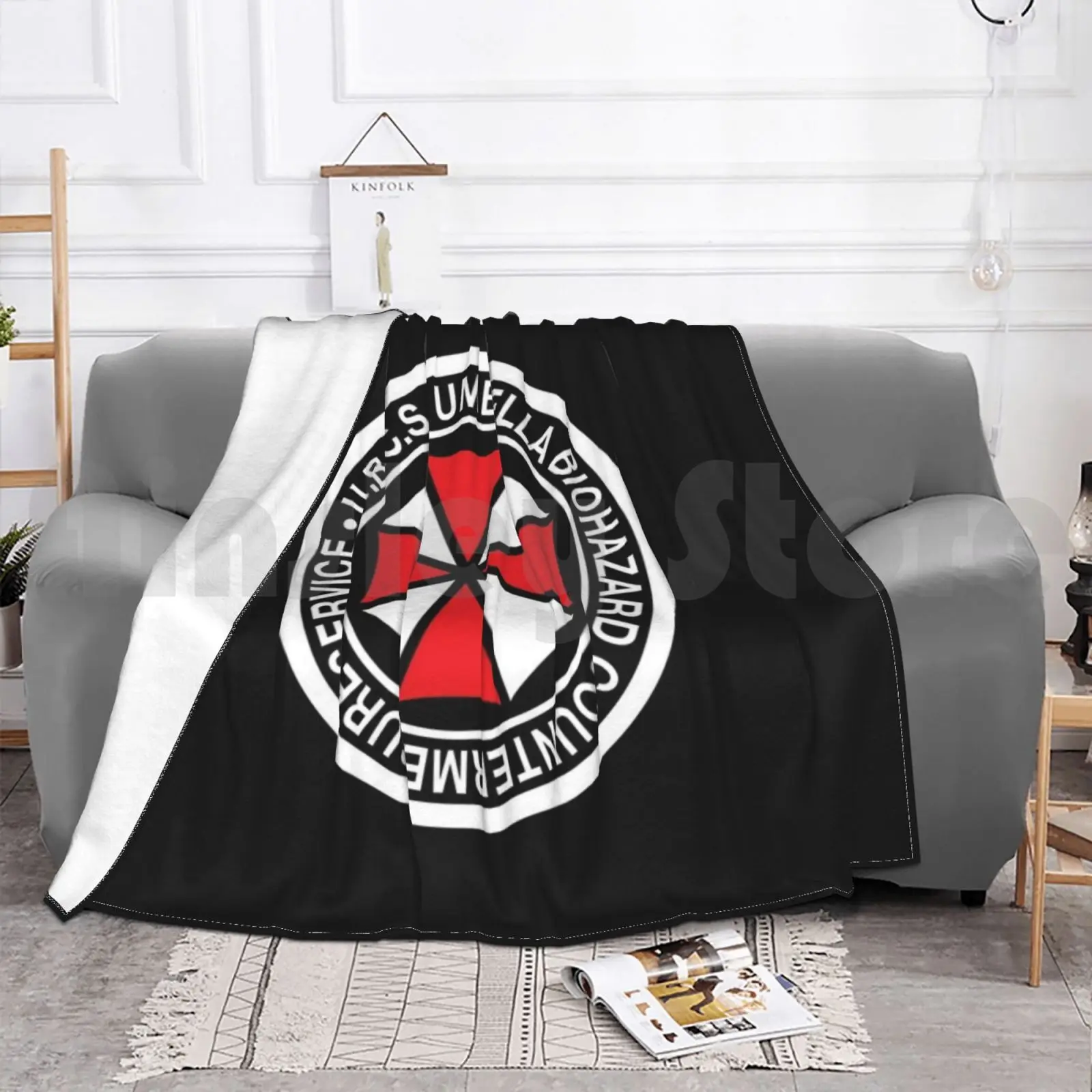 Ubcs بطانية التصحيح القياسية للأريكة السرير السفر Re3 طبعة جديدة Ubcs Umbrella Corporation Nemesis Biohazard الراكون #4