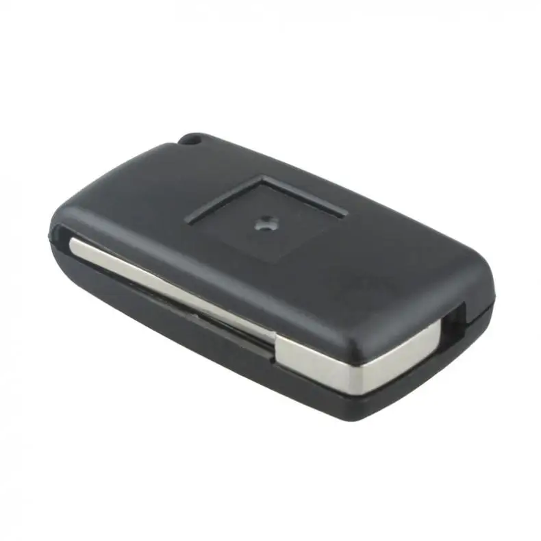 Funda negra con 2 botones para mando a distancia, carcasa para llave de coche sin cortar, para CITROEN C2 C3, nuevo listado