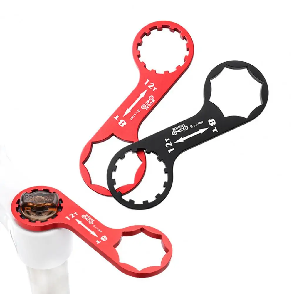 Aluminum Alloy Front Fork Repair Tool Ultra-light Multi-functional Practical Remover Installaer Repair Fork Cap Spanner