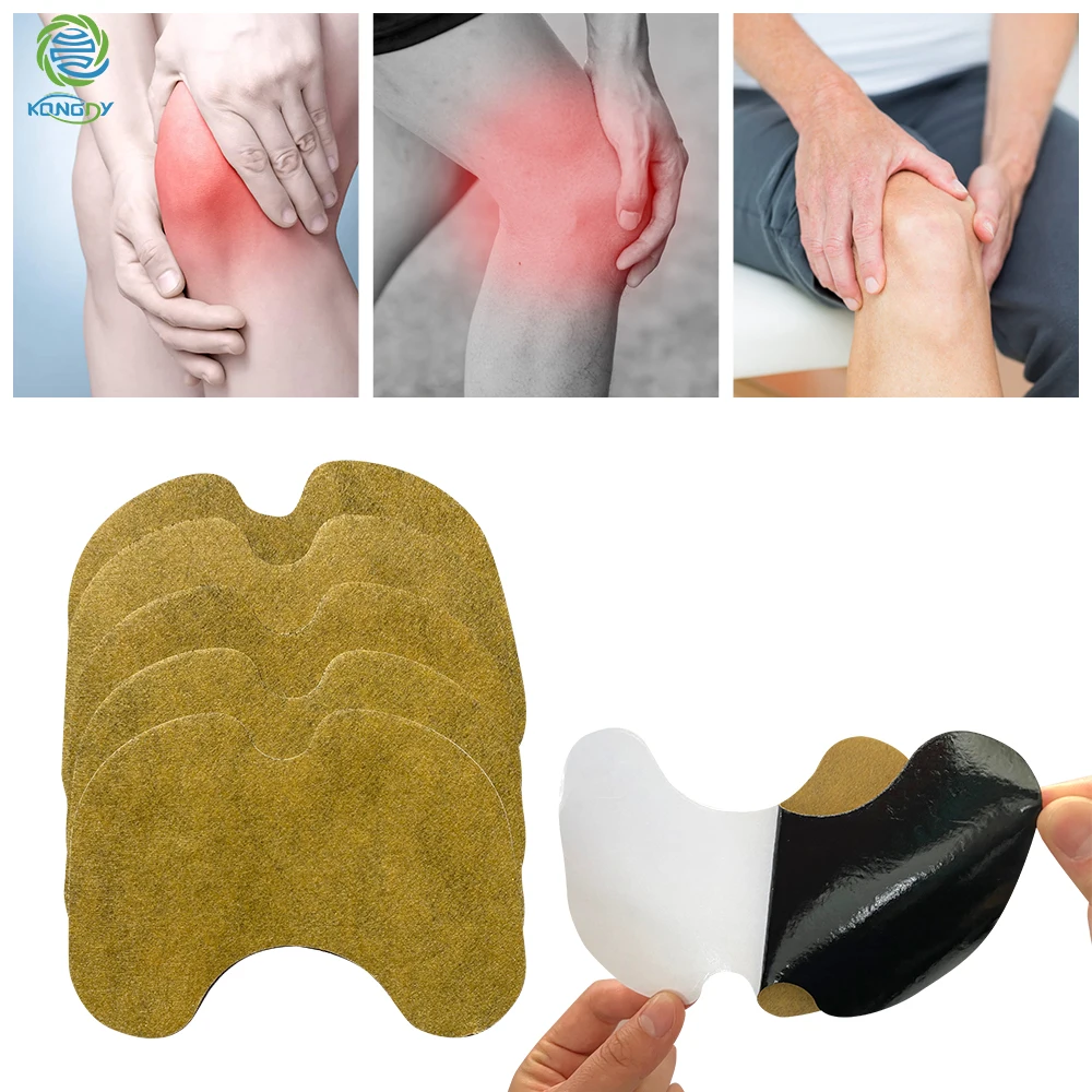 KONGDY Knee Patch 10PCS Chinese Medicine Plaster Wormwood Extract Sticker Muscle Joint Ache Rheumatoid Arthritis Pain Relief Pad