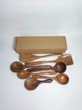 Teak Wood Kitchen Spoon Set #6