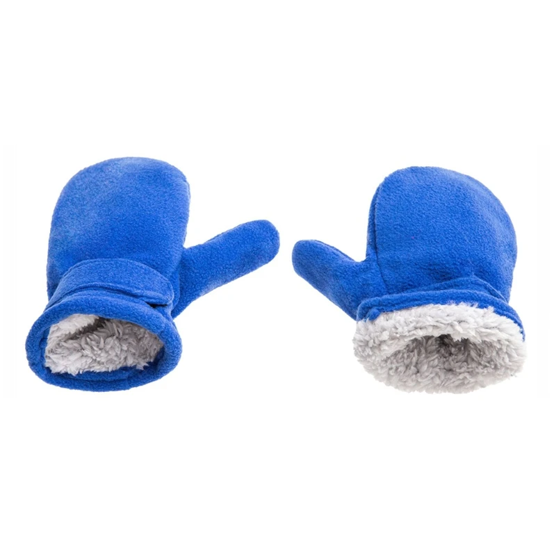 

Thicken Gloves For Baby Winter Warm Toddler Infant Winter Mittens Lined with Fleece Easy-on Baby Boys Baby Girls Outdoor Mittens