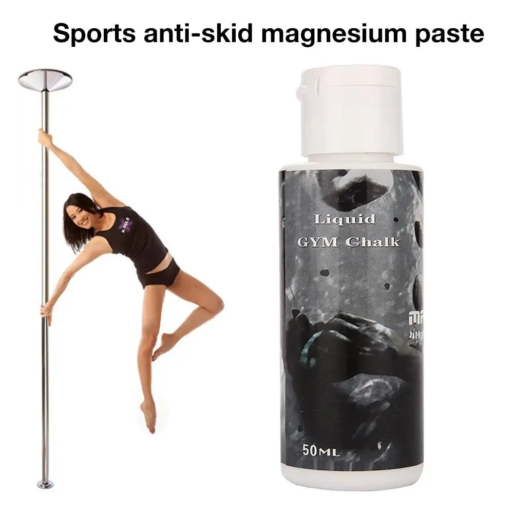 Polvo de magnesio antideslizante para deportes, potenciador de agarre, polvo de tiza, policarbonato de magnesio para fútbol, tenis, Golf, herramientas de Fitness, 50ML