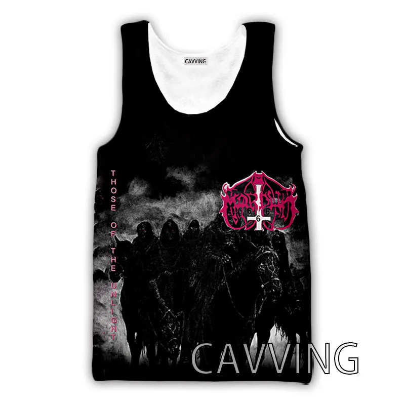 CAVVING 3D Printed   Marduk BAND  Tank Tops Harajuku Vest  Summer Undershirt Shirts Streetwear  for Men/women  V02