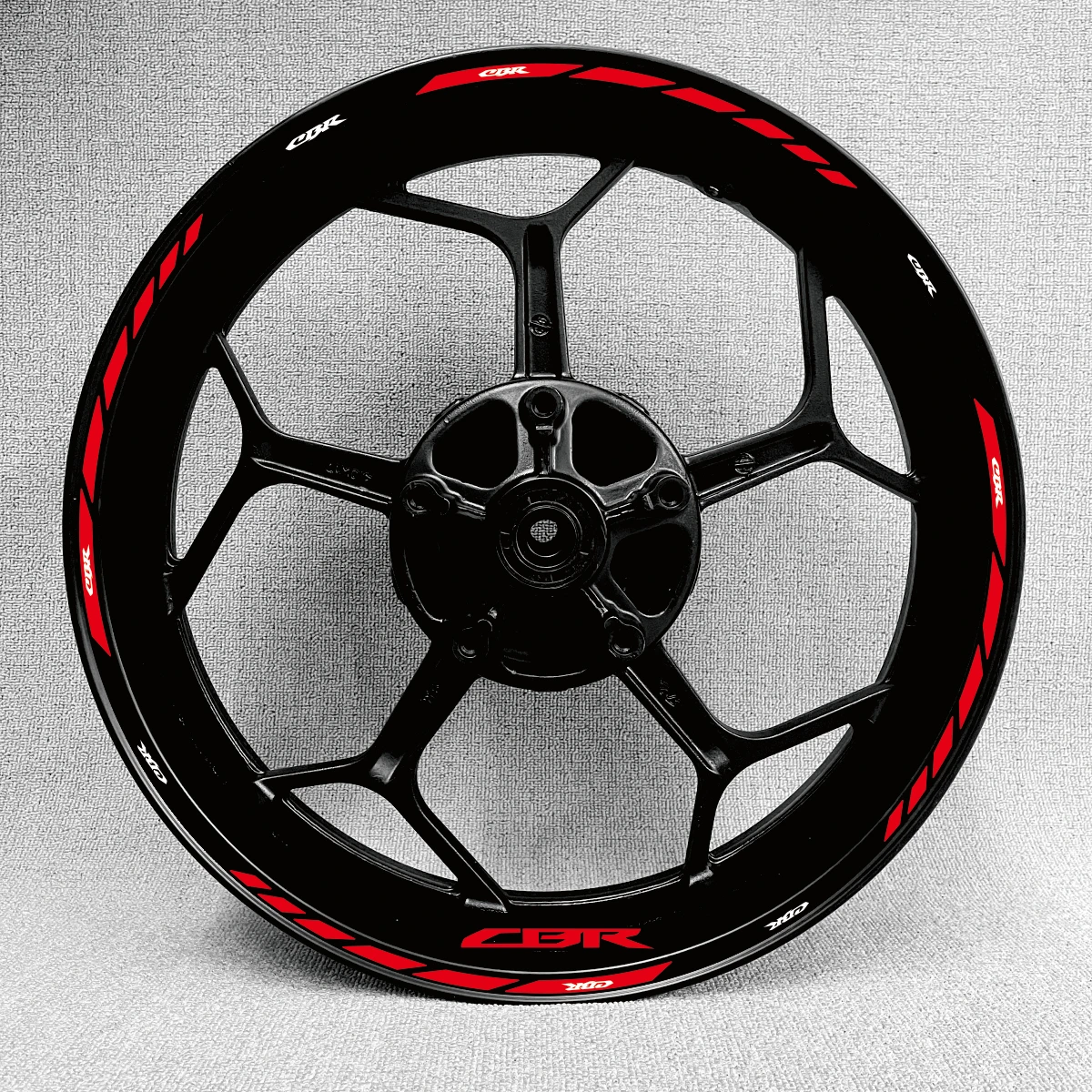 Roda da motocicleta adesivos reflexivos tiras de aro decalques 17 "para honda cbr1000rr cbr600rr cbr500r cbr250r cbr250r cbr 650r