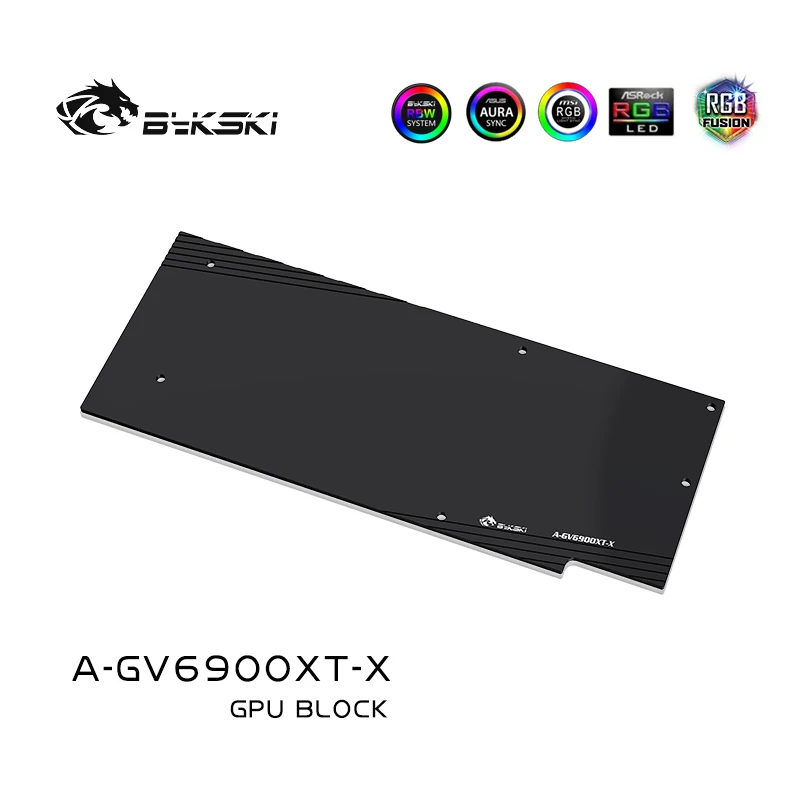 Водяной блок Bykski для GIGABYTE Radeon RX 6900XT/6800XT, блок видеокарты GAMING OC, полная крышка с задней пластиной, A-GV6900XT-X