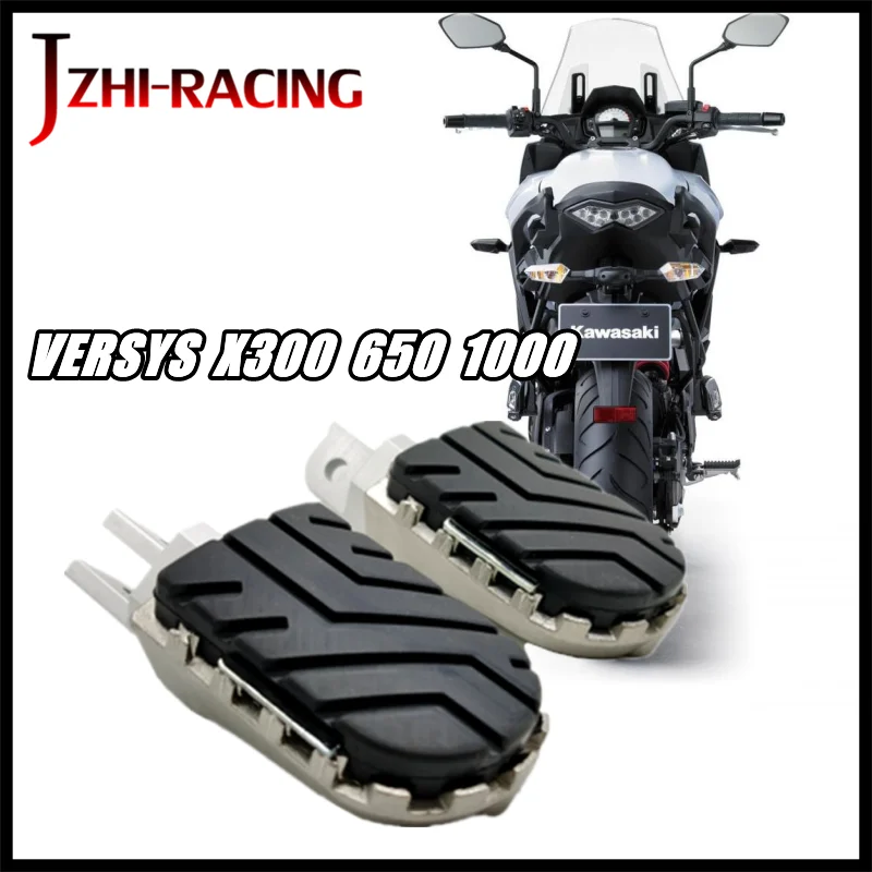 

FOR KAWASAKI VERSYS 300 650 1000 X300 Motorcycle Accessories Front Footpegs Foot Rest Peg