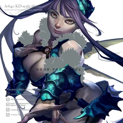 38MM Resin figure model kits DIY beauty self-assembled A-640