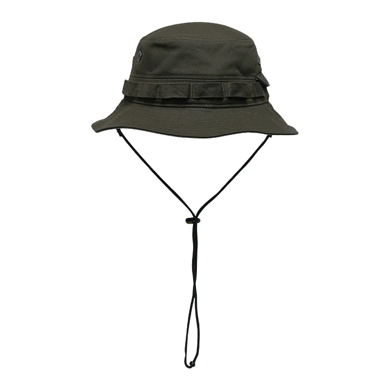 Men Women Bucket Hat Summer Boonie Hat Outdoor Protective Wide-Brim Panama Camouflage Hunting Hiking Fishing Sun Visor