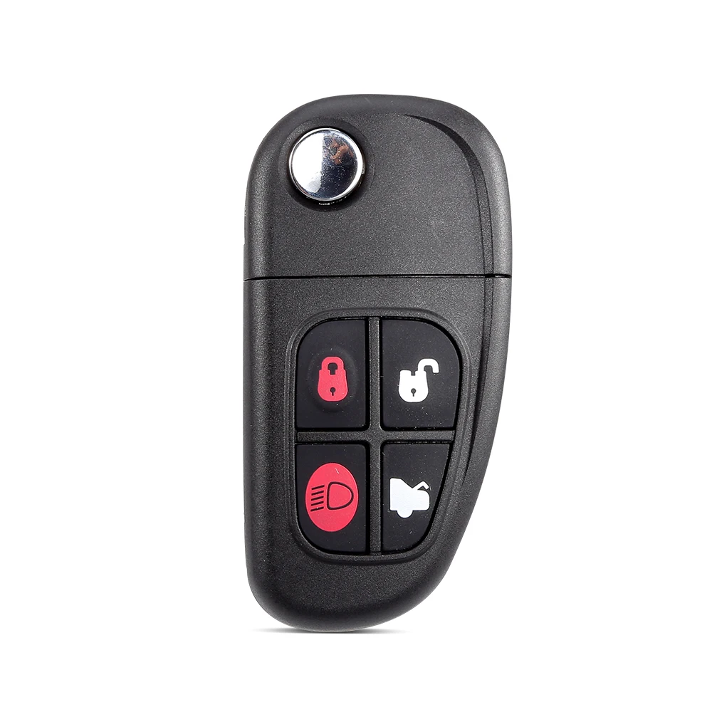 WhatsKey 4 Bottons Flip Folding Car Remote key Ersatz 315/433mhz 4D60 chip Für Jaguar X-Typ S-Typ XJ XJR Uncut FO21 klinge