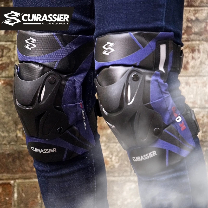 Cuirassier K01 Protective Motorbike Kneepad Motocross Motorcycle Knee Pads MX Protector Racing Guards Off-Road Elbow Protection