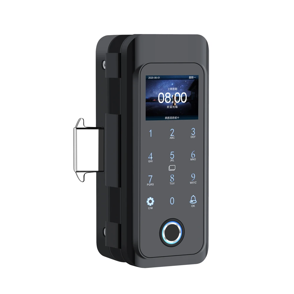 RFID Lock single and double door open 2000 Users for Office Glass Door RFID CARD LOCK Smart Door Lock black fingerprint lock