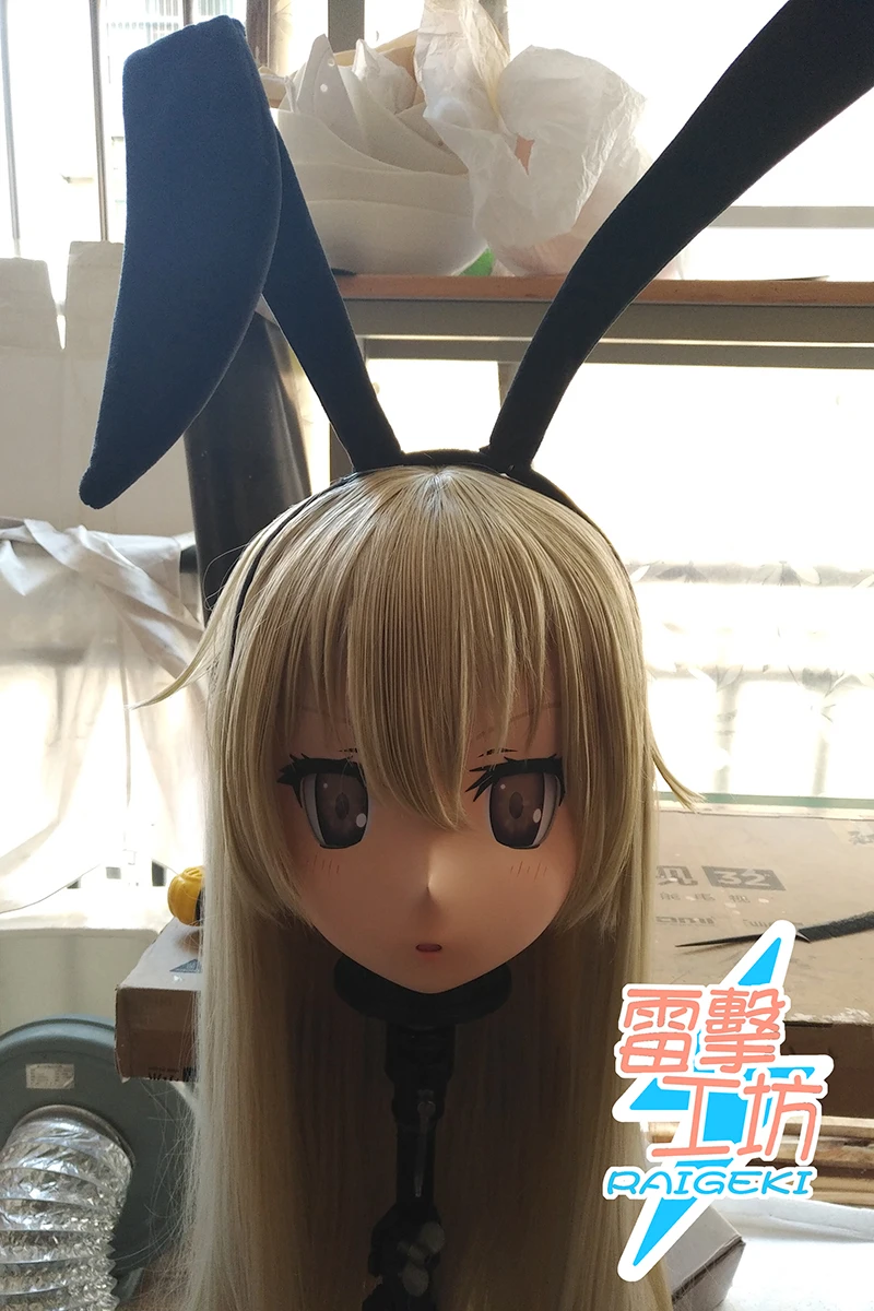 

(X-KM200)Quality Handmade Female/Girl Resin Japanese Cartoon Character Animego Cosplay Kigurumi Mask Crossdresser