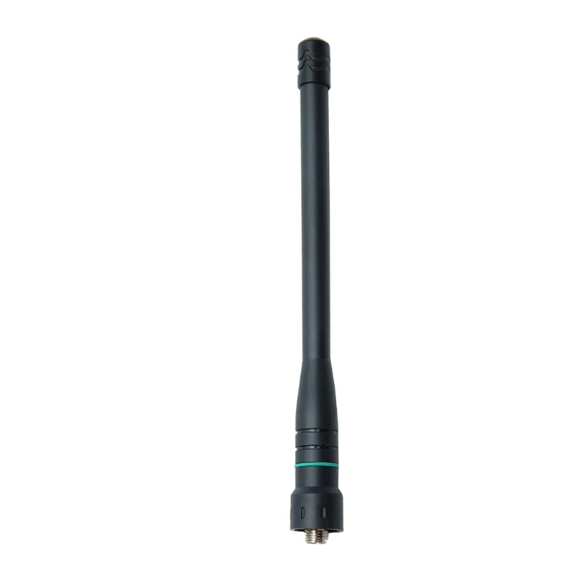 Cambuk Antena Kompatibel dengan UV-5R BF-888S UV-82 UV-9R Plus Hitam Adjustable UHF/VHF Antena Kabel Adaptor