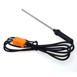 1PCS 1M TP-02 K Type Thermometer Temperature Sensor Thermocouple Probe -40~750 for 6801B/902C/82040