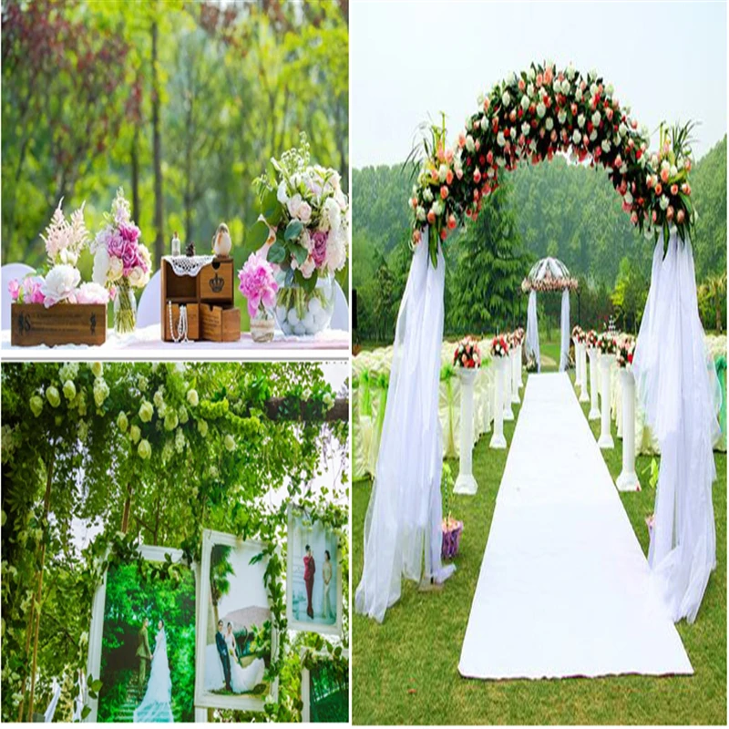 2pcs Wedding road lead frame PVC rectangular Roman column Stage background decoration Home Decoration, Festival Party Supplies