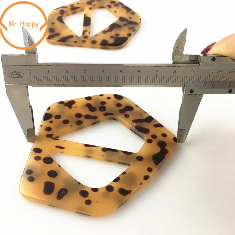 Dust coat skirt Belt special-shaped buckle inner 53mm adjuster Buckle Buttons Invitation Ribbon Slider For Garment decoration