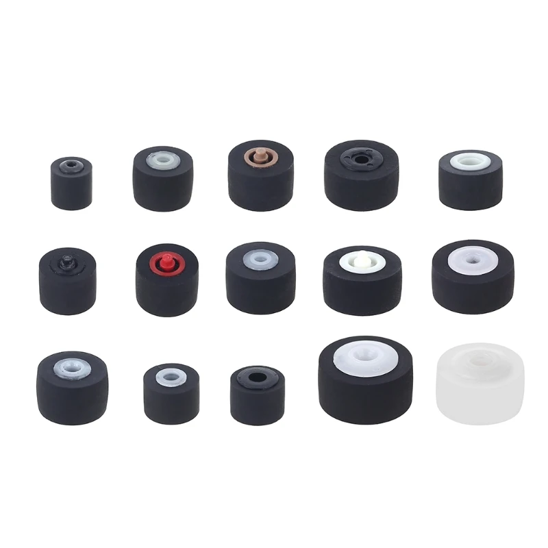5Pcs Cassette Tape Recorder Pressure Belt Pulley Wheel with axis for Sony Player for Panasonic sa-pm20 Stereo
