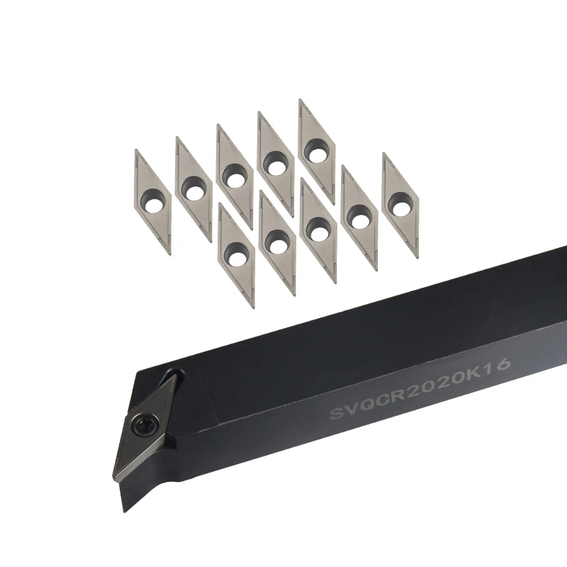 SVQCR SVQCR1616H16 SVQCR1616H16 Tool portautensili per tornitura esterna VCMT/VCGT11/16 inserti in metallo duro tornio utensili da taglio CNC